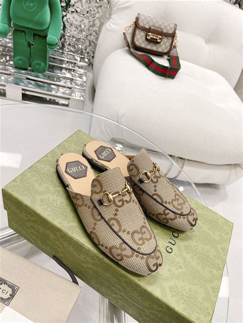 gucci princetown slipper replica|gucci princetown slippers street style.